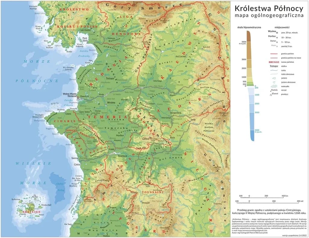 Mapa Wiedźmina: Jak dokładnie przedstawia świat Wiedźmina? Mapa Wiedźmina: Jak dokładnie przedstawia świat Wiedźmina?