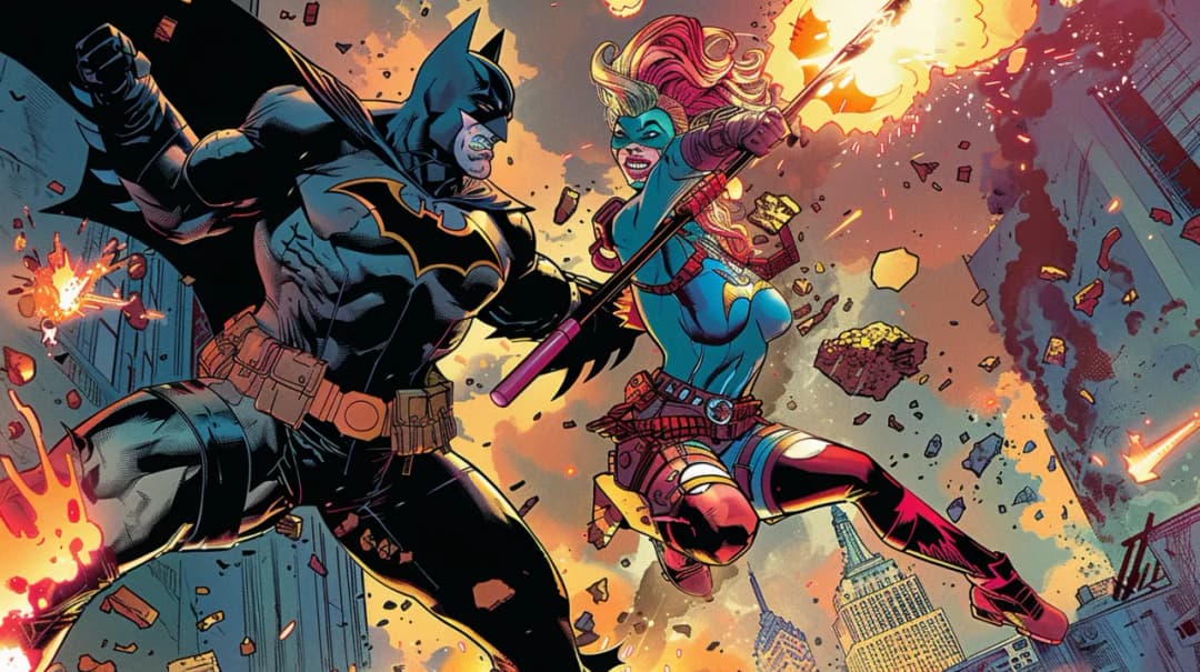 Harley Quinn komiks: Szalone przygody Batmana z nową bohaterką